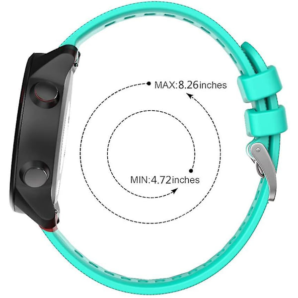 Garmin Forerunner245 rem 8# blågrön (avdrag för skivor)