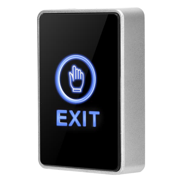 Touch Sensor Panel NO NC COM Exit LED Lys Adgangskontrol Switch Hjemmesikkerhed