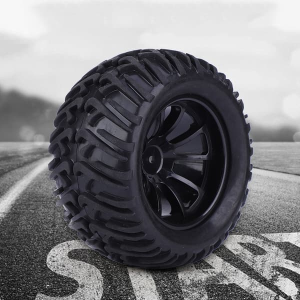 1/10 Skala Y Typ RC Bildäckbyte - 125mm - Svart
