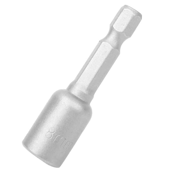 Universal Sort Overfladebehandlet Magnetisk Topnøgle 5 stk 50mm Længde 8mm Diameter