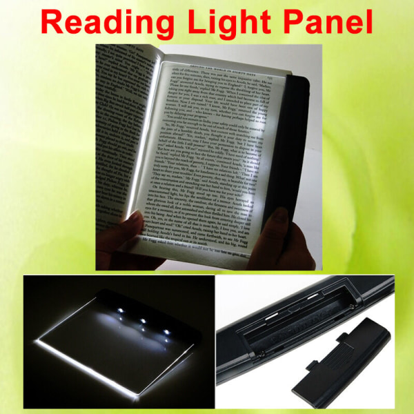 Multifunktionell LED-surfplatta nattseende läslampa Ögonskydd bokljus bokläslampa, surfplatta boklampa, f