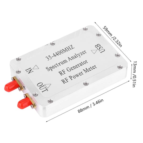 Aluminiumlegerings Shell Spectrum Analyzer Effektmeter
