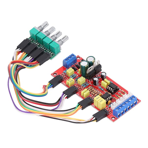 NE5532 Forforstærker PCB Lydstyrkekontrolkort Effektforstærkermodul Diskant Mellemregister Bas Tone