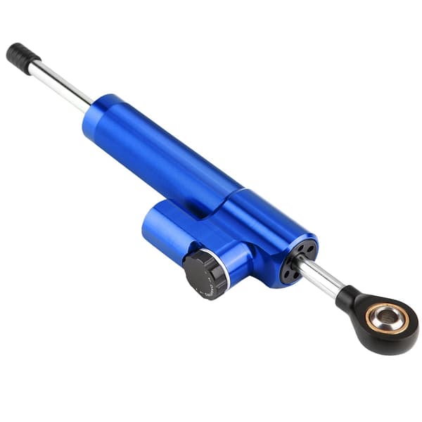 Universal Motorcykel Aluminiumlegering Styredæmper Stabilisator (Blå & Sort)