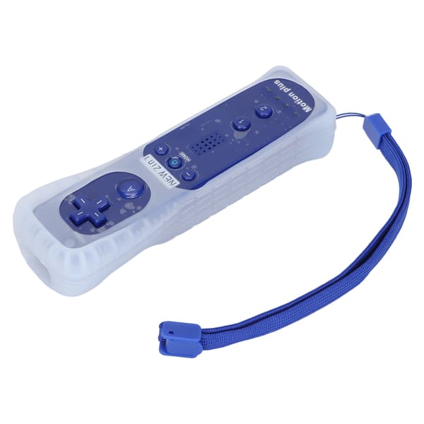 Wii U Fjernkontroll Vibrasjon Lyd Gamepad Motion Plus Tilbehør Mørkeblå