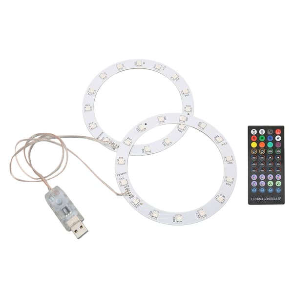 PS5 RGB LED Ljusremsa Kit Musiksynkronisering 8 Färger 400 Ljuseffekter 3 Kontrollmetoder