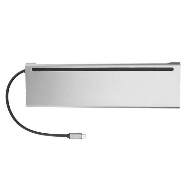 12 i 1 USB C Docking Station Dubbel HDMI-skärm VGA PD RJ45