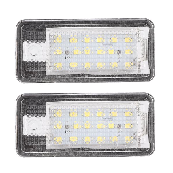 LED-registreringsskyltslampa kompatibel med Audi