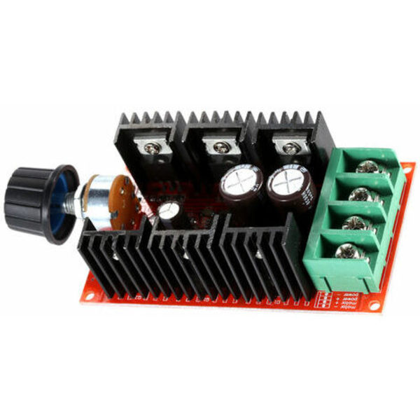 Justerbar 10-50V / 40A / 2000W Dc Hastighedskontrolmotor Pwm Hho Rc Controller 12V 24V 36V 40V 50V Hastighedsregulator, Potenti