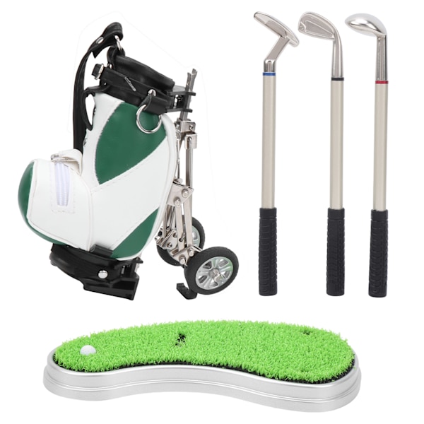 Zinklegering Golf Pennsett 3 Kulepenner Mini Bag Grønn Hvit Base