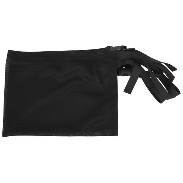Svart Polyester Webbing Tak Mesh Oppbevaringsveske Håndtak Holdbar Multifunksjonell Taknett Tilbehør