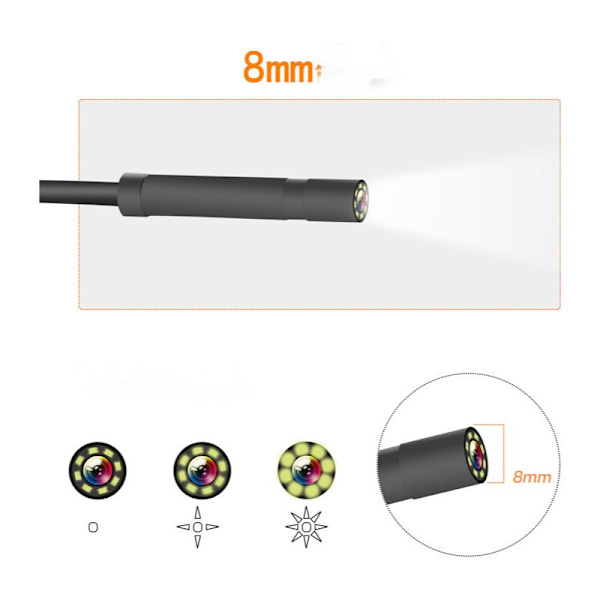 Telefokusendoskop med skärm P40-8mm HD 10m telefokusendoskop med skärm Lämpligt för utomhus- och hemmabruk