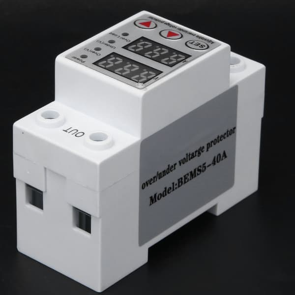 BERM BEMS5 40A 230V Intelligent Digital Overspennings- og Overstrømsbeskyttelse