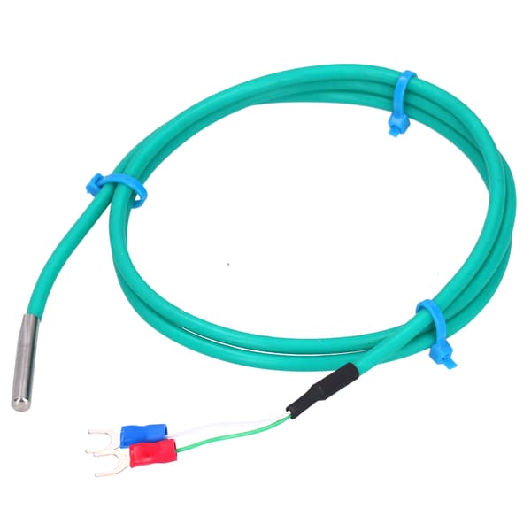 K Typ Termoelement Vattentät Silikon Temperatursensor Flexibel Grön Kabel 5x30 mm Sond 0-200℃ 2m 2 m