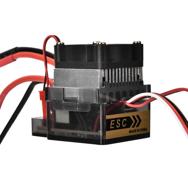 Høyspent 320A Vanntett Børstet ESC Elektrisk Hastighetskontroller med Vifte for RC Modell