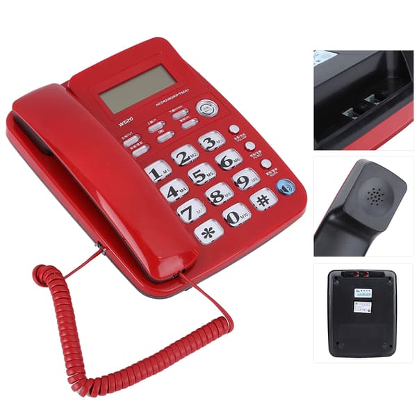 Kontor Inrikes Yritys Numeronäyttö Puhelin Kiinteä Handsfree Puhelu