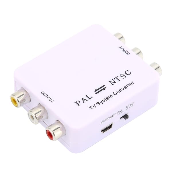 Mini PAL NTSC Format Converter Adapter för DVD-spelare Inspelare och TV-system