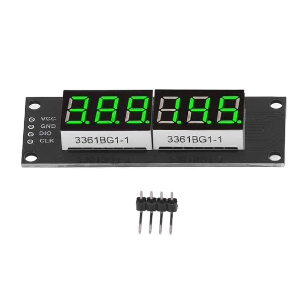 TM1637 0,36 tommer 6 Bit 7 Segment Grøn LED Digital Display Modul 5V