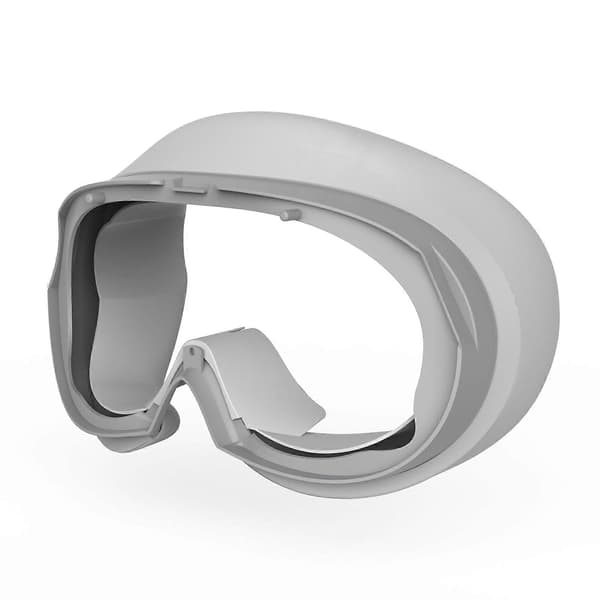 VR silikone interface cover til Pico 4 VR-headset Anti-lækage VR silikonepude Anti-lækage lysblokerende ærme grå gris
