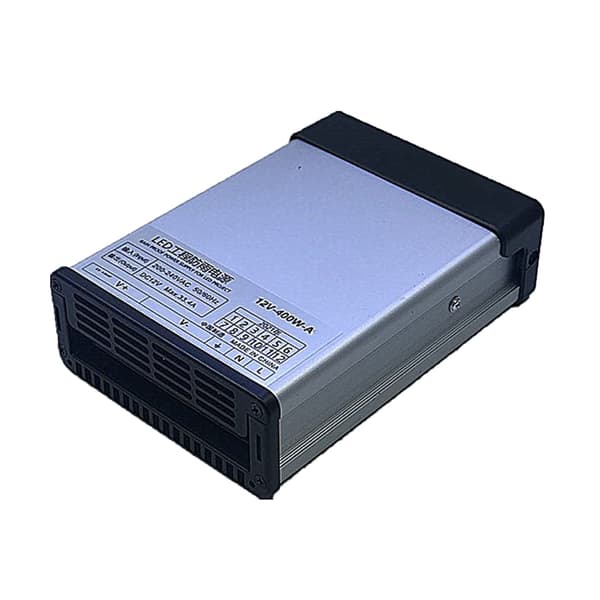 400W Plast Kortslutningsbeskyttelse Switching Strømforsyning 12V til LED Engineering