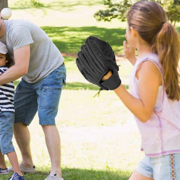 Ung Voksen Softball Baseballhandske Fuld Model Indmark Kaster Handske