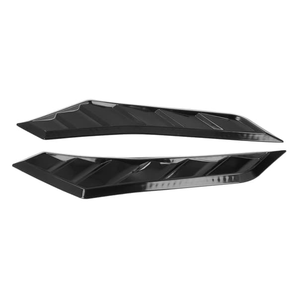 2 STK. Blank Sort Motorhjelmsventiler Gummi Front Motorhjelmsventil Universal Bil