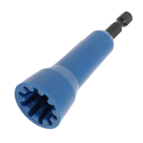 Wire Twist Tool Spinner til Boremaskine med 1/4-tommer Chuck Blå