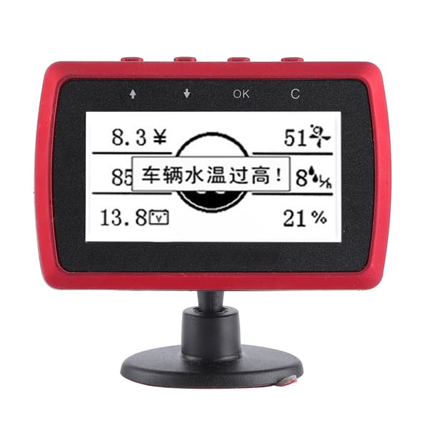 Bil OBD Scanner Fejlkodelæser Head Up Display Hastighed Vandtemperatur