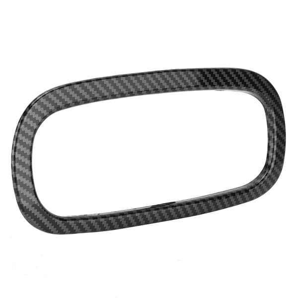 Kulfiberstil CD Panel Aircondition Knapafdækning Erstatning til Smart Fortwo/Forfour 453 2015-2021