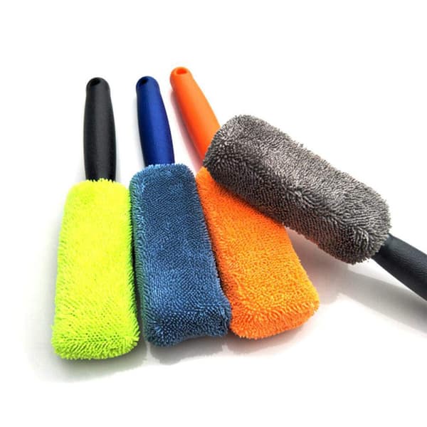 Mikrofiber Fälgborste Bärbara Biltvätt Rengöringstillbehör