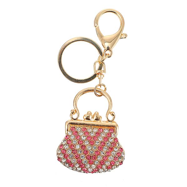 1 stk Pretty Alloy Diamond Nøglering Aloy Diamond Nøglering Taske Nøglering