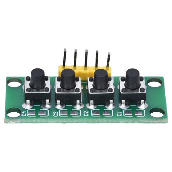 4-tasters uafhængig knap switch modul elektronisk eksperiment tastatur