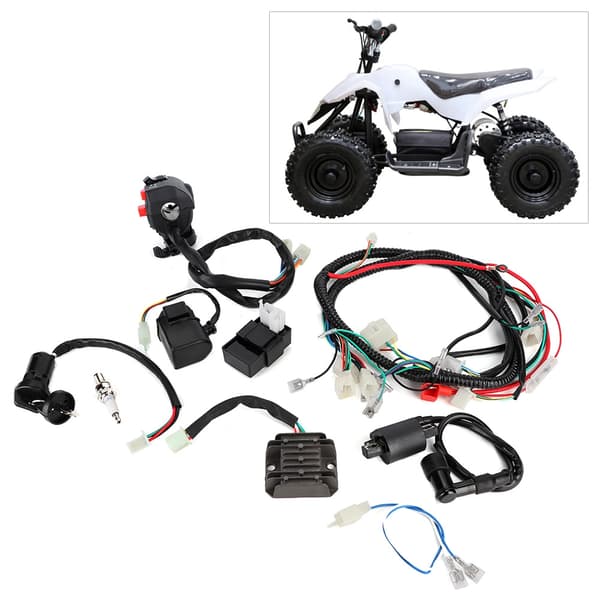 Elektrisk Ledningsnet CDI Samling Tilbehør til ATV QUAD Motorcykel 200-300cc