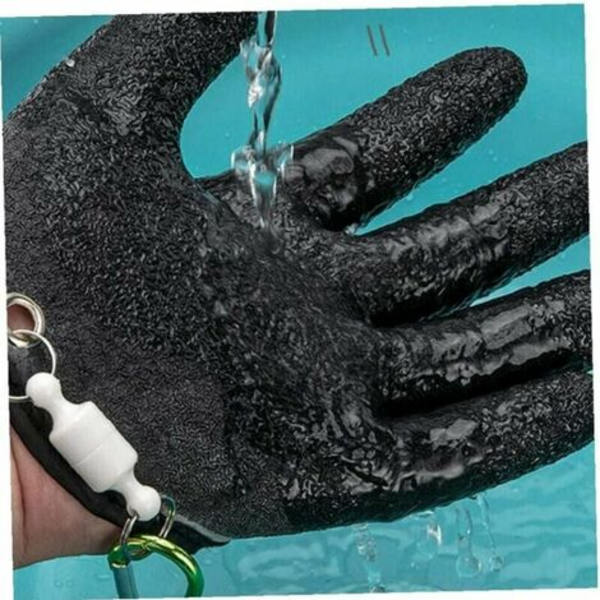 Fiskehandske med magnetisme Professionelle fiskerfiskehandsker Catch Multifunktionelle skridsikre venstrehåndsjagthandsker