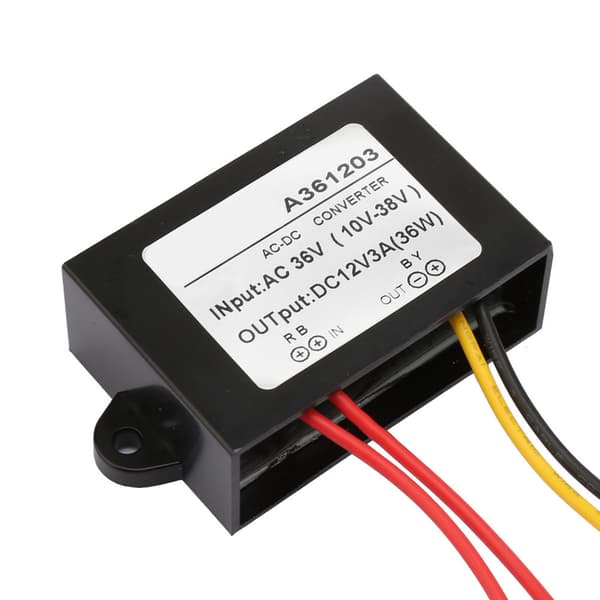 AC til DC-omformer 36V til 12V 3A strømforsyningsmoduladapter plasthus