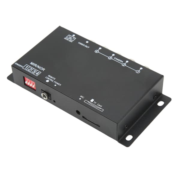 Universal 4-kanals 720P DC9 36V Mini MDVR Digital Videoinspelare för Husbil Van Lastbil