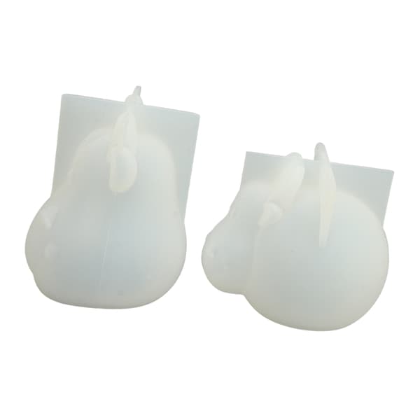 3D Ku Silikonform Dyrefe Epoxy DIY Silikonform