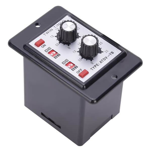 Vred Kontroll Dobbel Timer Relé ATDV YB AC110V 220V 50 60Hz