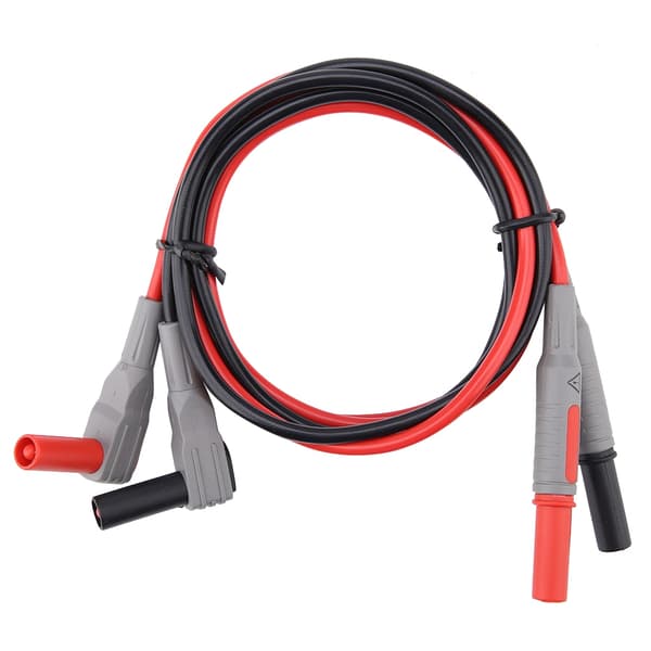 P1300D Digital Multimeter Testkablar med Krokodilklämmor Utbytbara Sondspetsar