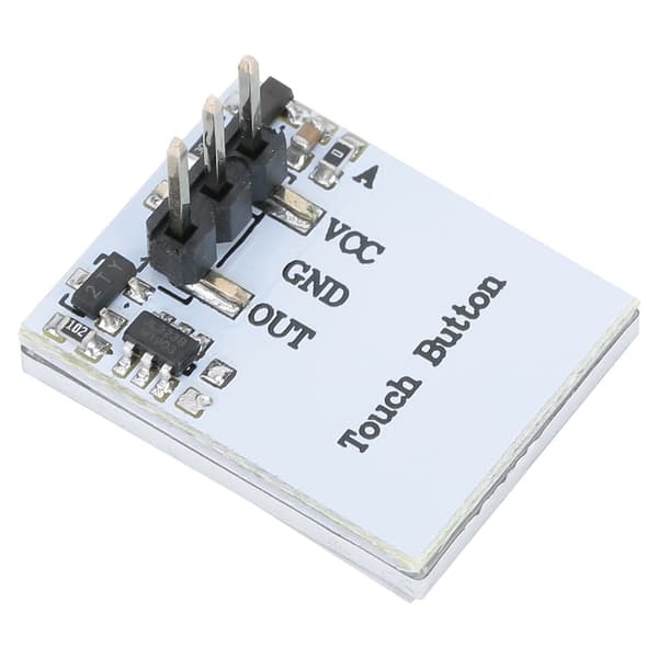 2st HTTM 2.7V 6V Kapacitiv Anti-Interferens Knappmodul Touch Switch Röd