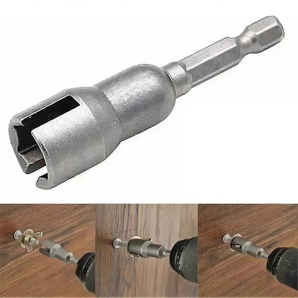 Vingemuttertrekker Praktisk Universelt Muttertrekker-sett for Panelmuttere/Skruer 2pcs