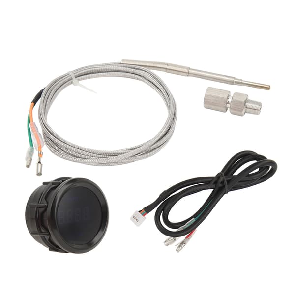 52 mm højpræcisions digital EGT-måler 12V universal pasform 200 til 1300C temperaturmåler