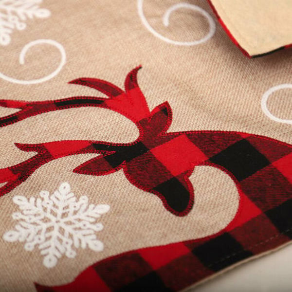 Set 6 set , pöytämatot ruokapöytämatto Lämmönkestävä joulupöytäkoristelu Deer Design 45 x