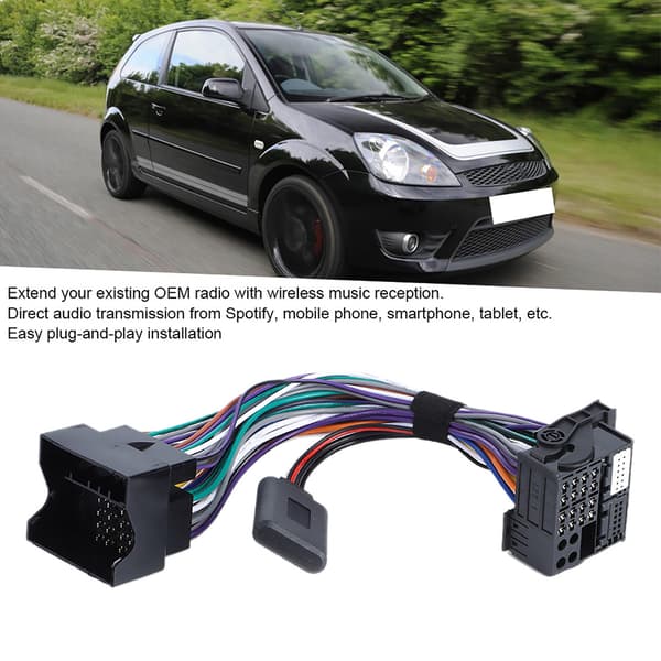 Bluetooth Audio Streaming Adapter Passer til Ford Fiesta Kuga Mondeo 5000C 6000CD til Sony