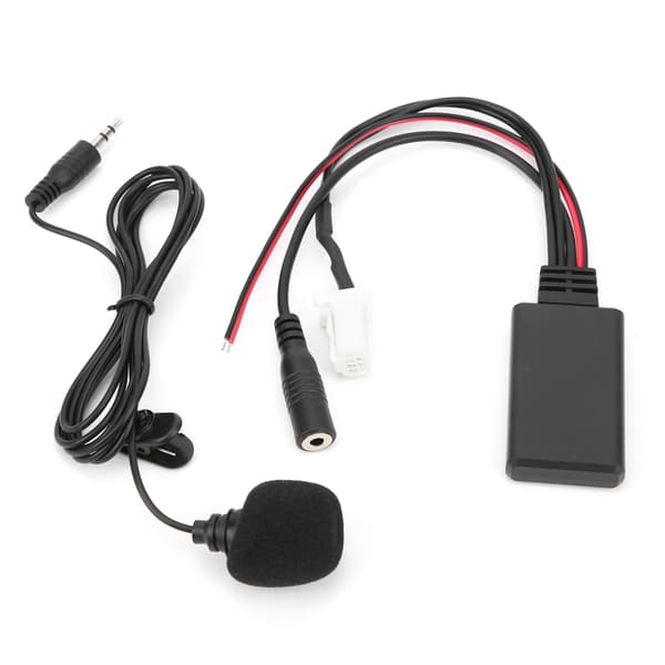 Bluetooth 5.0 AUX Kabel Adapter med Mikrofon Håndfri Udskiftning til Suzuki Swift, til Vitra, til Jimny