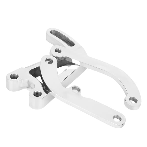 Polerad aluminiumlegering servostyrningspump monteringsfäste passar SBC Chevy 262-400