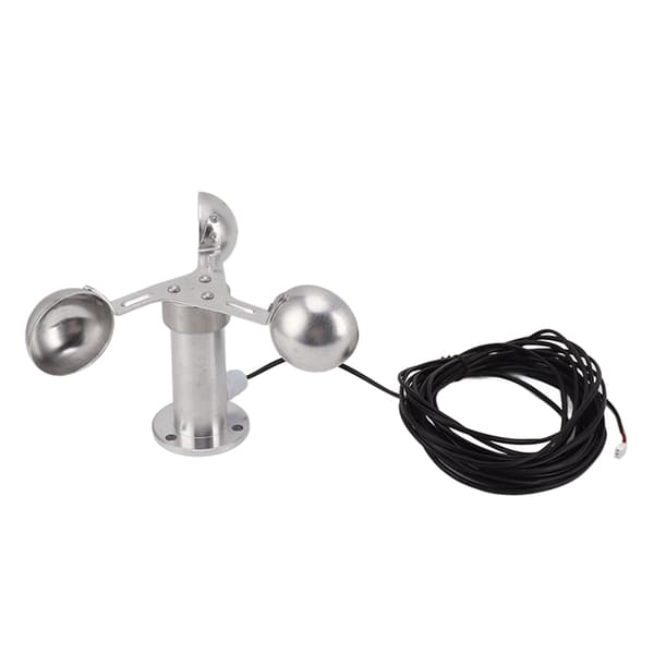 Vindhastighetssensor i legering 3-kopps anemometer 0-3,8V