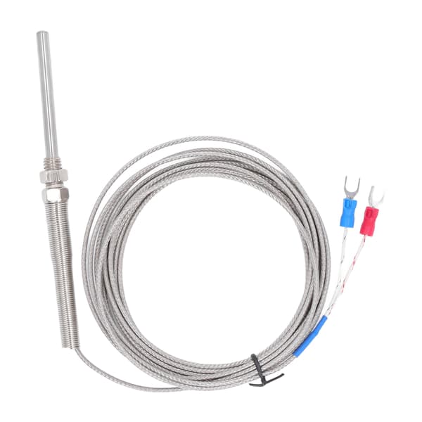 BERM K Typ Termoelement Temperatursensor Skärmad Sond Detektor Mätare 50mm 3 Meter