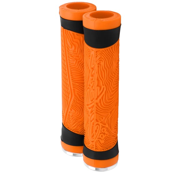 MTB Cykelstyrgreb Silikone Flad Stang Endepropper Orange