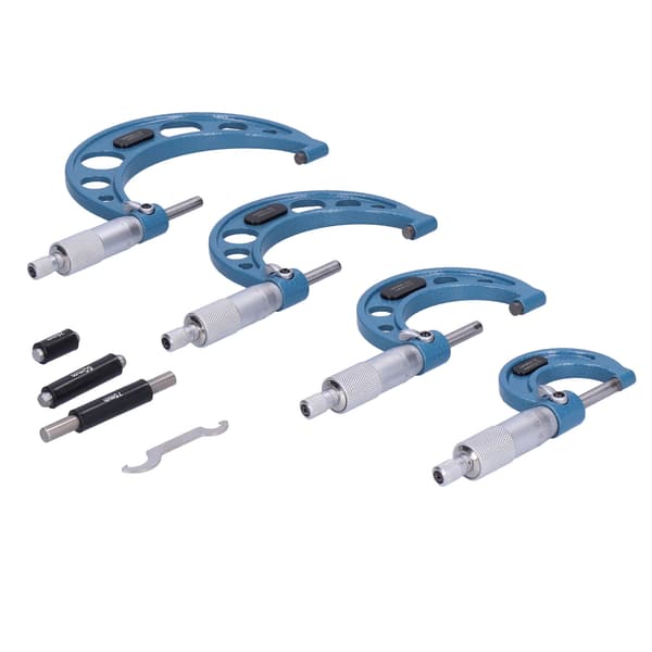 Högprecision 4:e generationens extern mikrometer metallmätverktygssats 25mm 50mm 75mm 100mm 0.01mm